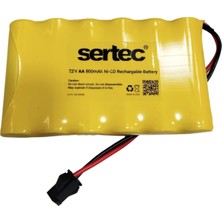 Aydogan's 7.2V 6S1P Aa 800 Mah Kablo + Siyah Konnektörlü Oyuncak Pili