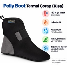 Polly Boot Arge Toptan Termal Çorap Kısa No:40