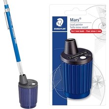 Staedtler 502 Bk A6 Mars Döner Mekanizmalı Uç Açma Aparatı ve Kutusu, 2 mm Uçlar Için, 502BKA6