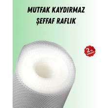 Şeffaf Mutfak Raflığı ve Çekmece Kaplaması Kaydırmaz Pvc