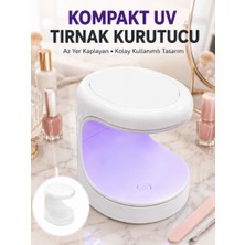 Seyehat Tipi Mini Oje Kurutucu Ultraviole Mor Işık Protez Tırnak Kurutucu Yeni Nesil