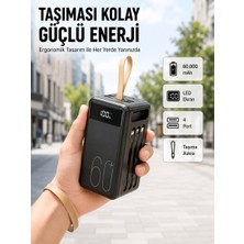 4 Çıkışlı Hızlı Şarj Destekli Powerbank Yeni Nesil