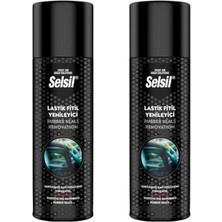 Selsil Lastik Kauçuk Fitil Yenileme Spreyi 200 ml 1-2-3-5-36 Adet (2 Adet)