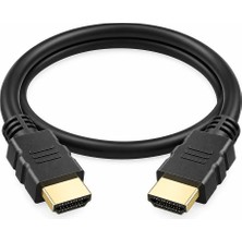 BK Teknoloji 50 cm 24K Altın Uçlu HDMI Erkek - Erkek Kablo 4K Ultra HD Kısa HDMI Kablo