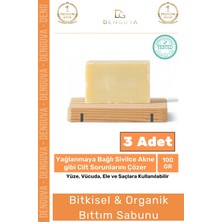 Denguva Özel %100 Doğal Bitkisel Organik Güzel Kokulu Saç Için Bıttım Sabunu 100 gr x 3 Adet