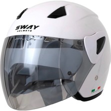 Sway Sw 733 White Yarım Kask