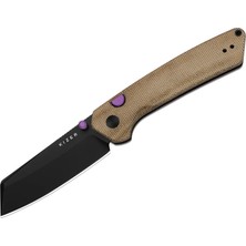 Kizer Madrac | Norplex Ultrex™ Micarta Sap | 14C28N Çelik Çakı | V3693BSA1