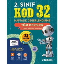 TeknoKapsül Tudem Yayınları 2. Sınıf Kod 32 Tüm Dersler Haftalık Değerlendirme