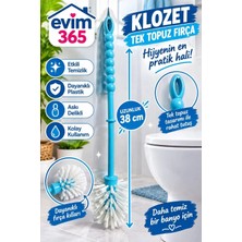 Evim 365 Wc Tek Topuz Klozet Fırça