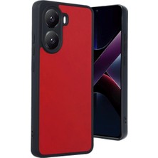 Xiaomi Poco X7 Pro Kılıf Aras Deri Kapak - Kırmızı