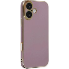 Apple Iphone 16 Kılıf Volet Silikon - Mor