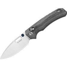 Kizer Outposter | Norplex Ultrex™ Micarta Sap | Nitro-V + Satin Çelik Çakı | V3802CDA1