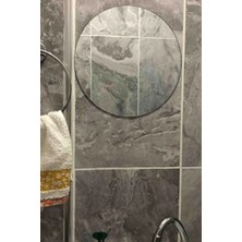 Uğur Mobilya Yuvarlak 3mm Gerçek Banyo Aynası 30 cm