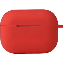 Bezos Professional Apple Airpods Pro 3 (3.nesil) Hang Kılıf - Kırmızı