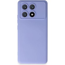 Bezos Professional Xiaomi Poco X6 Pro Uyumlu Kılıf Nano Içi Kadife Silikon - Lila