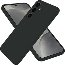 Bezos Professional Samsung Galaxy S25 Uyumlu Kılıf Nano Içi Kadife Silikon - Siyah