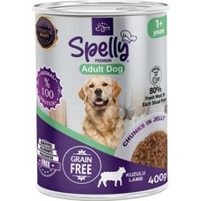 Spelly Yetişkin Köpek Yaş Maması Kuzulu 400 gr