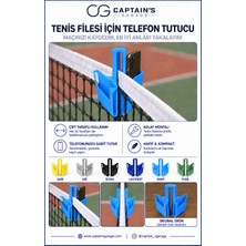 Tenis Filesi Çift Taraflı Telefon Tutucu- Maç Kayıt Standı