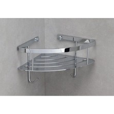 Prime Banyo Duş Raf Sistemi Krom Renk 152X197X280 mm