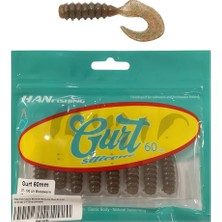 Han Fishing Hanfish Gurt 60 6cm Silikon Yem 8 Adet GT100 Uv Bloodworm