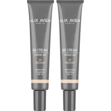 Prime Kapatıcılık, Doğal Parlaklık Sağlayan SPF15 Faktör Nemlendiren Bb Krem - Bb Cream 30 Medium (2 Paketi)