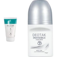 Prime Deotak Fresh Krem Deodorant 35 ml 1 Paket(1 x 35 Ml) x Erkekler Için Invisible Roll-On Deodorant (35 Ml)