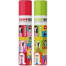 Prime Pumpoo Orijinal Kuru Şampuan x Pumpoo Amazon Kuru Şampuan