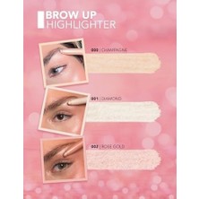 Prime Brow Up Yumuşak Dokulu & Yoğun Işıltılı Asansörlü Kaş Altı Aydınlatma Kalemi