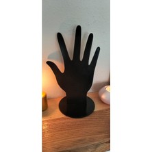 Prime Tasarım Takı Standı El Motifli Lazer Kesim Ahşap Dekor