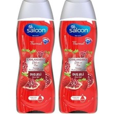 Prime Saloon Thermal Duş Jeli Canlandirici Çilek & Nar 450ML 2li Paket