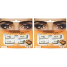 Prime Mara Kozmetik Magnetic Eyes Mıknatıslı Kirpik Yoğun, Siyah (2 Paketi)