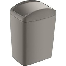 Prime Soft Çöp Kutusu Döner Kapak 20 Lt Bej