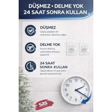 Prime 10'lu Banyo Rafı Yapışkanı – Delmeden Şampuanlık ve Banyo Köşelik Montaj Aparatı