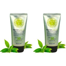 Prime 3W Clinic Yatıştırıcı ve Nemlendirici Yeşil Çay Içeren Büyük Boy Güneş Koruyucu 3W Clinic Spf 50+ Pa +++ 70ML (2 Paketi)