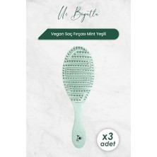 Prime Professional Üç Boyutlu Saç Fırçası Vegan Mint Yeşili 5846 x 3 Adet
