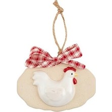 Prime Mud Pie Çiftlik Hayvanı Süsü, Tavuk, 3" x 5"