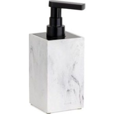 Prime Sıvı Sabunluk Mermer Desenli/siyah Renk 190X73X88 mm