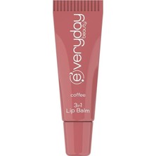 Prime Beauty Kahve Aromalı 3'ü 1 Arada Dudak Bakım Kremi Lip Balm 10 ml
