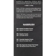 Prime Pro Kapatıcı Makyaj Fırça Seti 4'lü (2 Paketi)