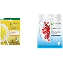 Prime C Vitamini Parlaklık Verici Kağıt Yüz Maskesi + Nem Bombası Canlandırıcı Kağıt Maske