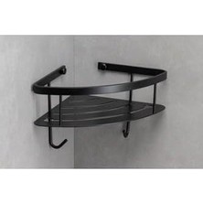 Prime Banyo Duş Raf Sistemi Siyah Renk 152X197X280 mm