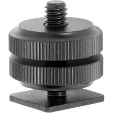 Prime 2286 Hot Shoe Aksesuar Bağlantı Adaptörü, Koyu Gri