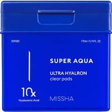 Prime Peeling Etkili Nemlendirici Cilt Bakım Pedi Super Aqua Ultra Hyalron Clear Pads