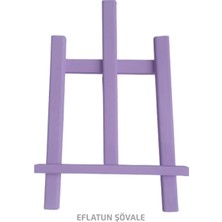 Lilafil Eflatun Masaüstü Mini Şövale - Çocuk Resim Sehpası