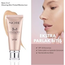 Prime Cosmetics 3 In 1 Glowing Skin Tinted Moisturizer 50 Spf Işıltılı Aydınlatıcı Krem