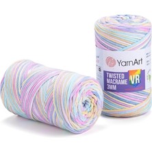 Prime El Örgü Ipi Twısted Macrame 3 mm Vr, 929, 4X250 gr