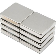 Prime 25X25X5 mm Kare Mıknatıs - N35 (4 Adet)
