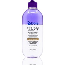 Prime Bote Skin Care Çift Fazlı Makyaj Temizleme Suyu 400 ml Lavanta