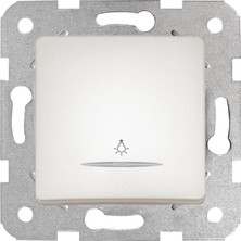 Prime Life Sedef Beyaz Işıklı Light Çabuk Bağlantı Mekanizma ve Düğme