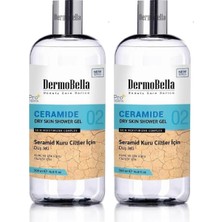 Prime Dermobella Seramid Kuru Ciltler Için Duş Jeli 500 ml (2 Paketi)